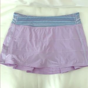 Lululemon Pace Rival Skirt Lilac Size 10 regular